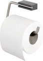 Tiger Cliqit - Porte-rouleau papier toilette sans rabat - Acier inoxydable brossé / Gris foncé