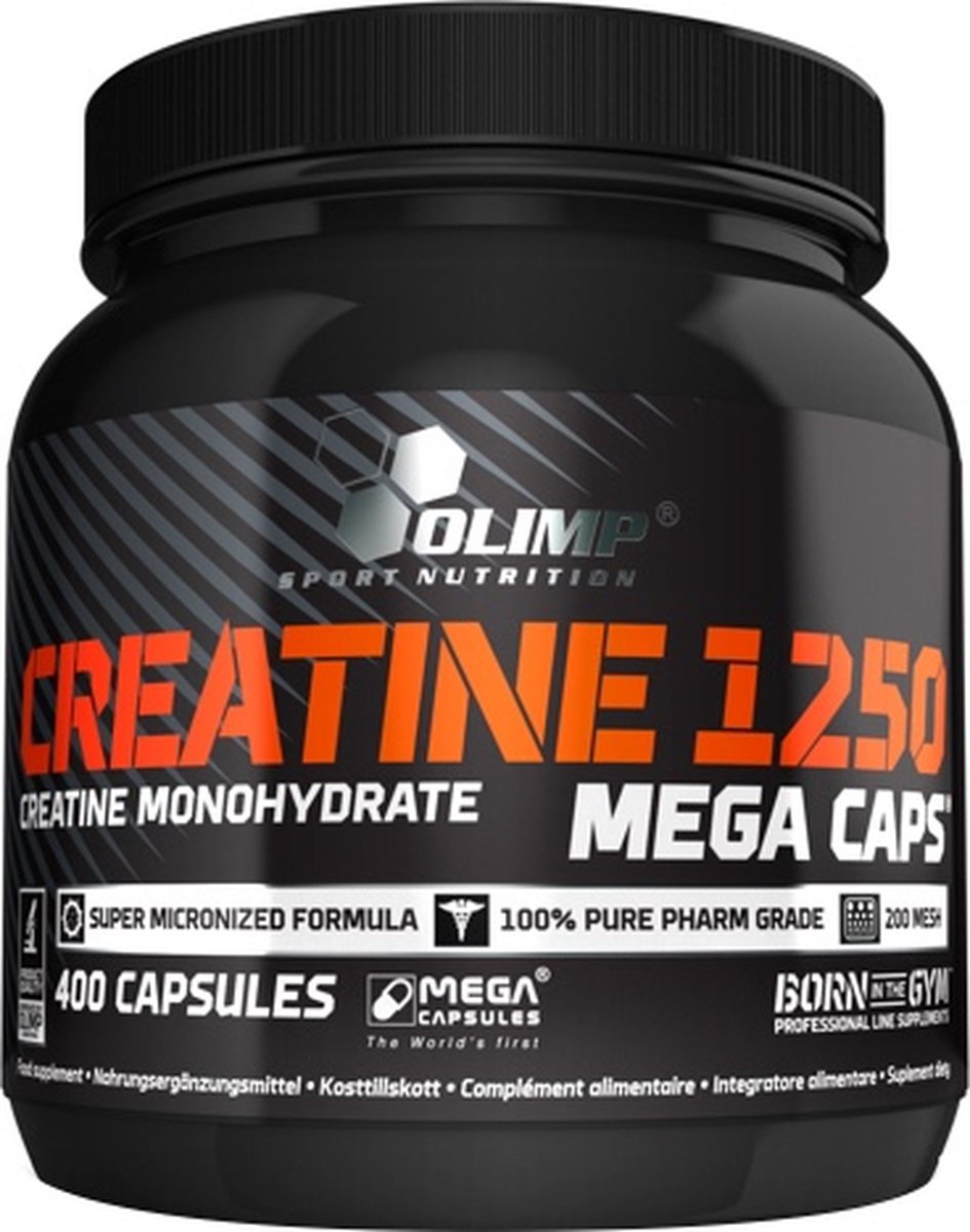 Goedkoopste Olimp Nutrition-Creatine Mega Caps - spiergroei - 400 capsules