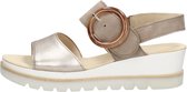 Gabor Gekleed Sandalen Hak - beige - Maat 9.5