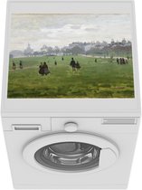 Wasmachine beschermer mat - Green Park in London - Schilderij van Claude Monet - Breedte 55 cm x hoogte 45 cm