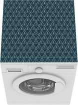 Wasmachine beschermer mat - Design - Jongens - Driehoek - Kind - Breedte 60 cm x hoogte 60 cm