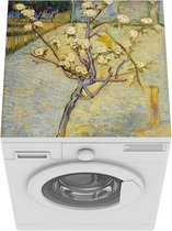 Wasmachine beschermer mat - Perenboompje in bloei - Schilderij van Vincent van Gogh - Breedte 60 cm x hoogte 60 cm