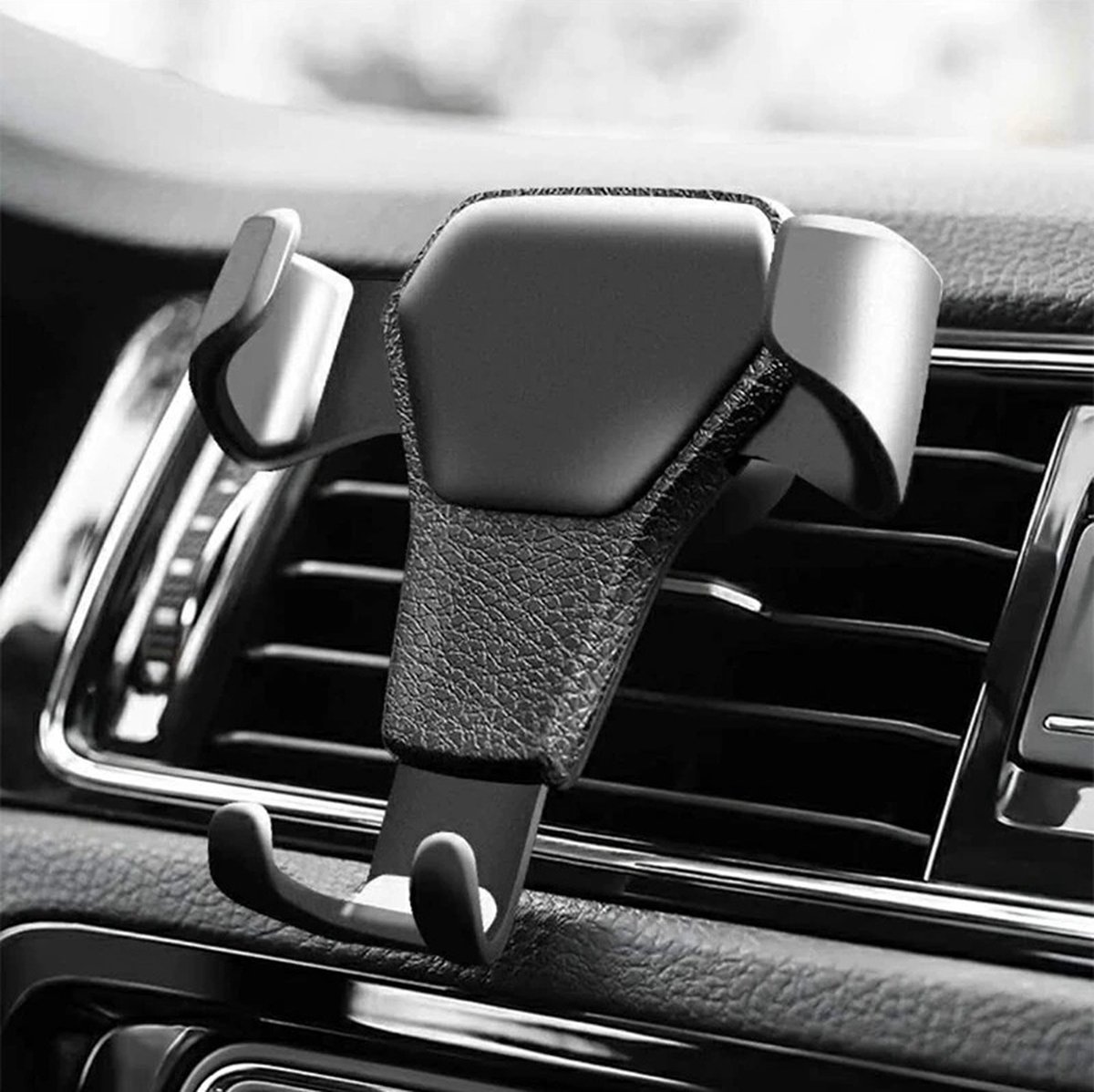 Autohouder telefoon smartphone - Telefoon houder Auto ventilatie - Telefoonhouder auto - Auto accessoires - Horizontale ventilatie - Mobiele houder - GSM-houder - Universele houder – foto 3