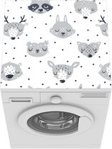 Wasmachine beschermer - Wasmachine mat - Meisjes - Dieren - Patronen - 60x60 cm - Droger beschermer