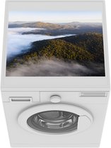 Wasmachine beschermer mat - Bergen - Mist - Australië - Breedte 55 cm x hoogte 45 cm