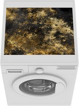 Wasmachine beschermer - Wasmachine mat - Goud - Zwart - Abstract - Luxe - 55x45 cm - Droger beschermer