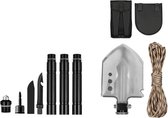 Zizza NL® Survival Kit Tuin - Multifunctionele Schop - Survivalset - Titanium Mangaan Staal