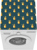 Wasmachine beschermer mat - Design - Schenkkan - Goud - Breedte 60 cm x hoogte 60 cm