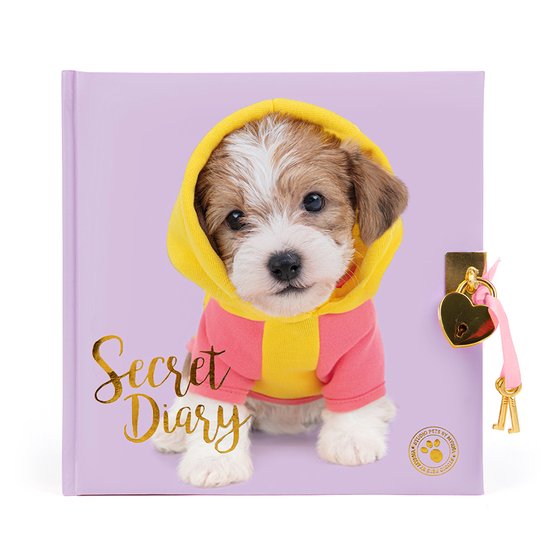 Journal intime avec cadenas - Jack Russell Puppy