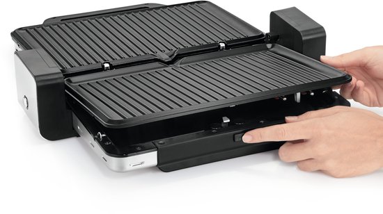 WMF Lono Contactgrill 2-in-1 - Grillplaat - RVS - 2100W - Geschikt voor Panini en Grillen — afbeelding 2