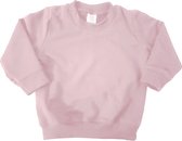 Baby Trui - Baby Sweater - Baby Hoodie - Baby Hoody - Sweater Roze Blanco - Roze Sweater - Trui Roze - Baby Sweater - Kinder Sweater - Blanco - Hoge Kwaliteit - Basic Sweater - Basic Trui - Effen Trui - Maat 104/110