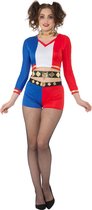 Karnival Costumes Rebelse Cheerleader Kostuum Dames Carnavalskleding Dames Carnaval - Polyester - Maat XS