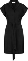 Zwarte midi-jurk Panne - Modstrom - Maat XS