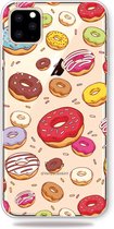 Peachy Vrolijk Flexibel Donuts Hoesje iPhone 11 Pro Max TPU case - Doorzichtig