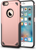 Peachy Pro Armor Shockproof iPhone 6 6s hoesje - Protection Case Rose - Extra Bescherming