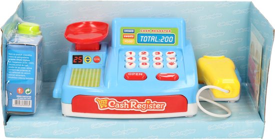 Caisse enregistreuse jouet avec des produits d'épicerie pour les filles -  Jouer à la | bol