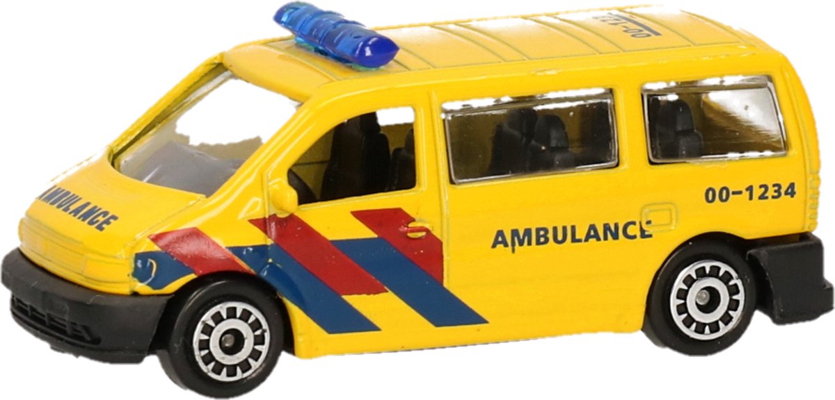 Nederlandse politie/brandweer/ambulance speelgoedauto set 7,5 cm - Speelgoed auto's voor kinderen/jongens — afbeelding 2