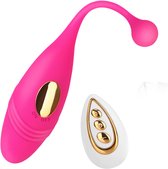 Vibrerende Ei Intieme Wellness - 10 snelheden kromme vibrator met afstandsbediening - verborgen seksspeeltje voor vrouwen - seksuele wellness