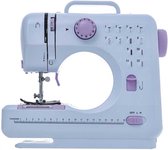 AspektProducts - Naaimachine -  Draagbare Naaimachine - Huishoudelijke Crafting - Ideaal voor beginners - 12 Steken - Wit