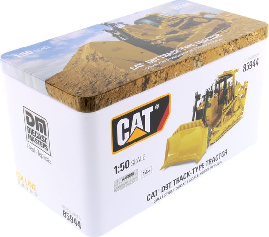 Doos van de CAT D9T Track-Type Tractor 1:50 schaalmodel replica.