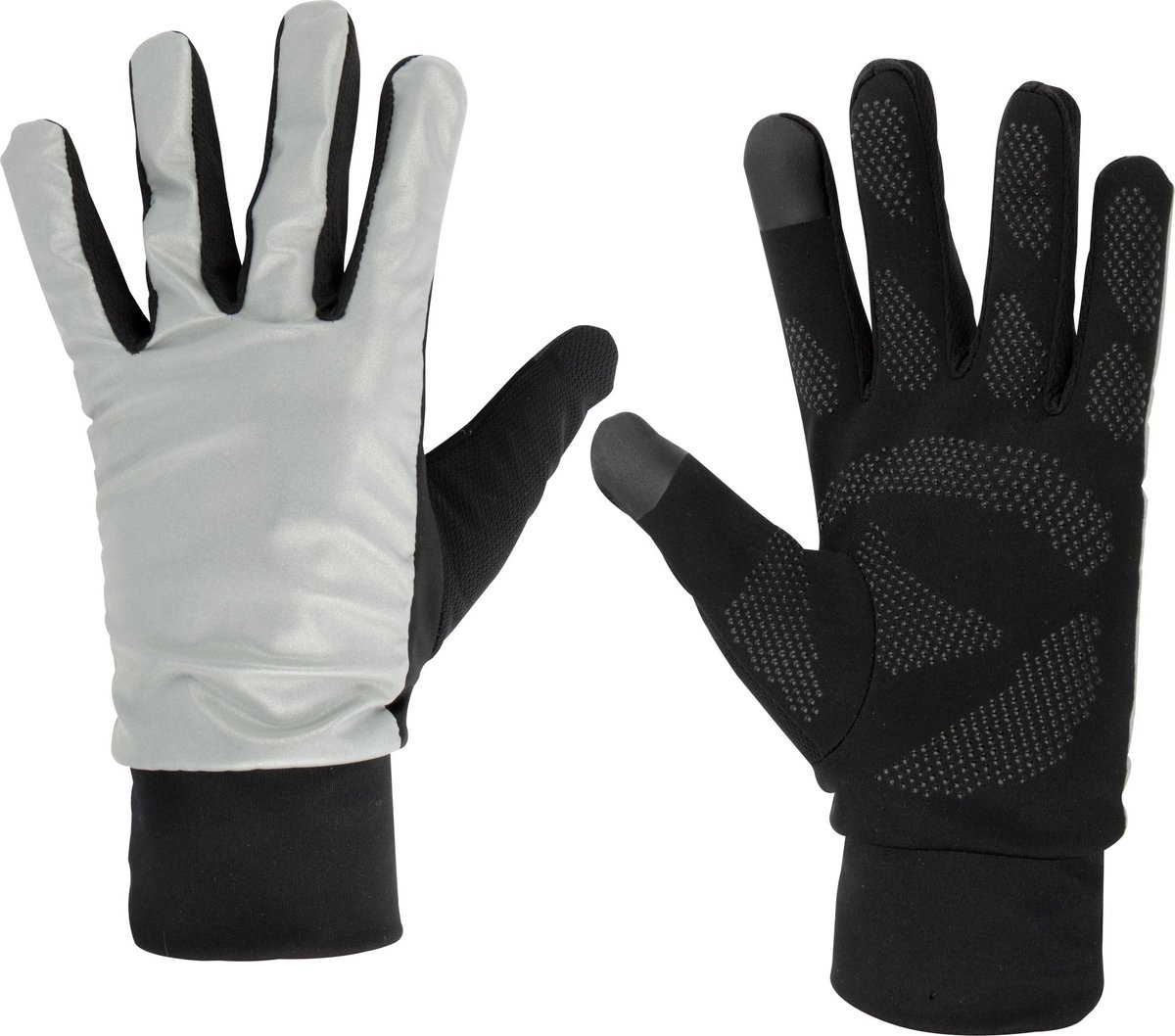 Avento Sporthandschoenen Reflecterend Winddicht – /S Zwart