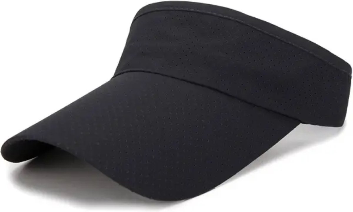 Running Beach Baseball Cap - Hardloop Pet - Unisex - Zwart