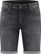 Purewhite -  Heren Skinny Fit   Korte Broek  - Grijs - Maat 30