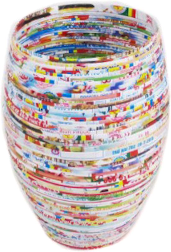 FT 030758 Vaas recycled papier H19,5 cm