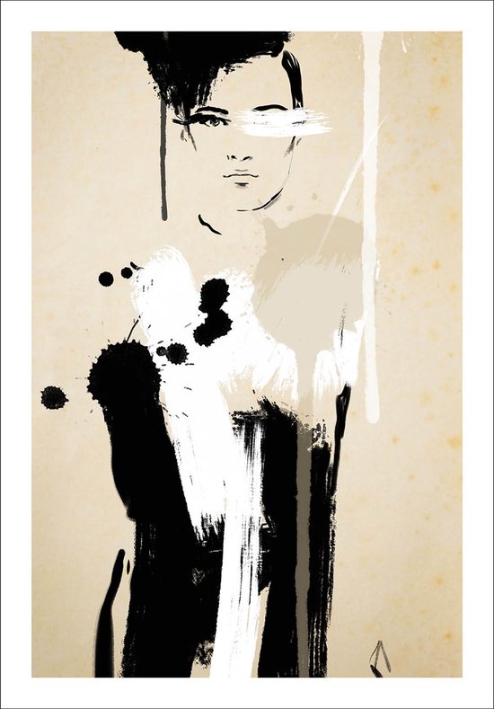 Affiche Tek. Femme en Wit