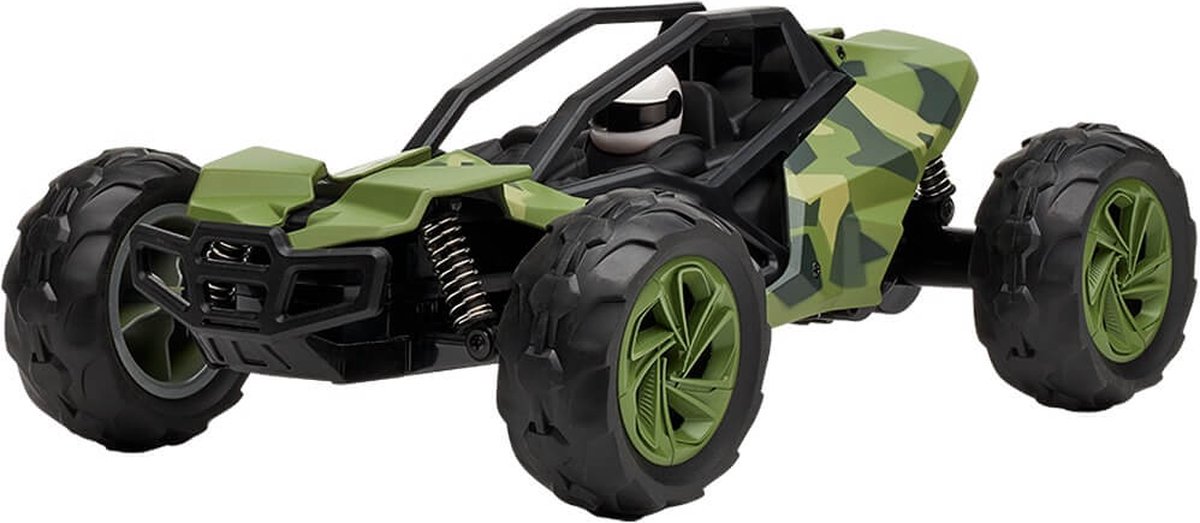 Marogear® UltraRC-X1 Bestuurbare Auto + Extra accu - Schaal 1:14 - RC Auto camo groen - RC Voertuig voor jongens en meisjes - Radiografisch bestuurbare auto voor binnen en buiten — afbeelding 10