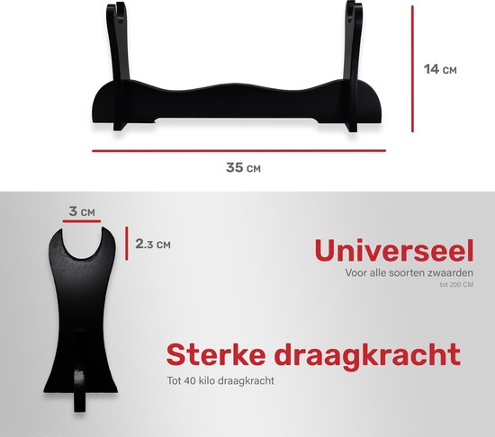 Katana Houder Standaard - Dubbele Lagen