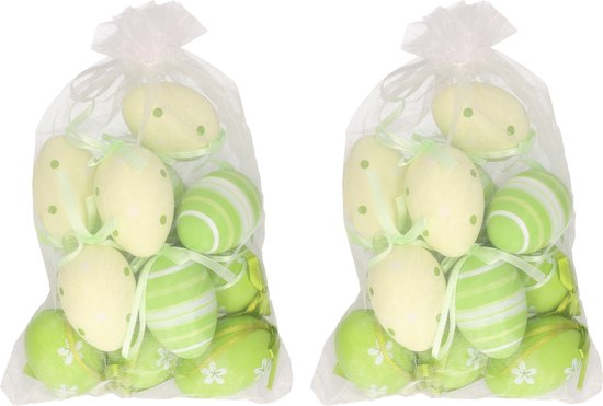 Œufs De Pâques à Suspendre - Lot De 12 Avec Dinosaures Surprises