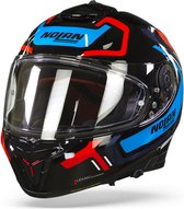 Nolan N80-8 Ally N-Com 43 Glossy Black Blue Red L