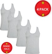 SPRUCE UP - Onderhemden - Hemd heren - Onderhemd heren - Maat XL - Grijs - 4 Pack