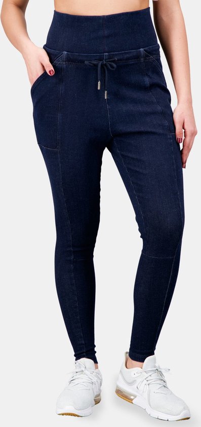 Foto: Artefit compressie broek compressie broek voor vrouwen denim look xs