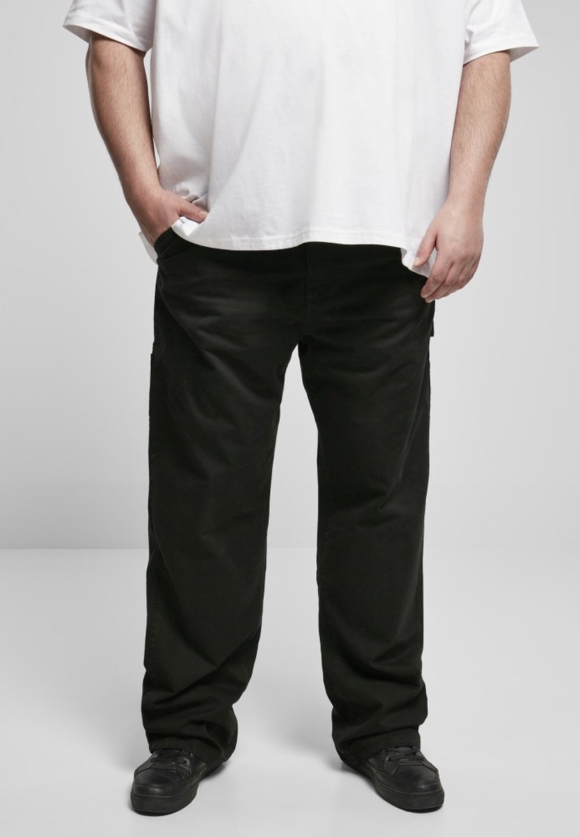 Urban Classics Carpenter Broek rechte pijpen Taille 36 inch Zwart