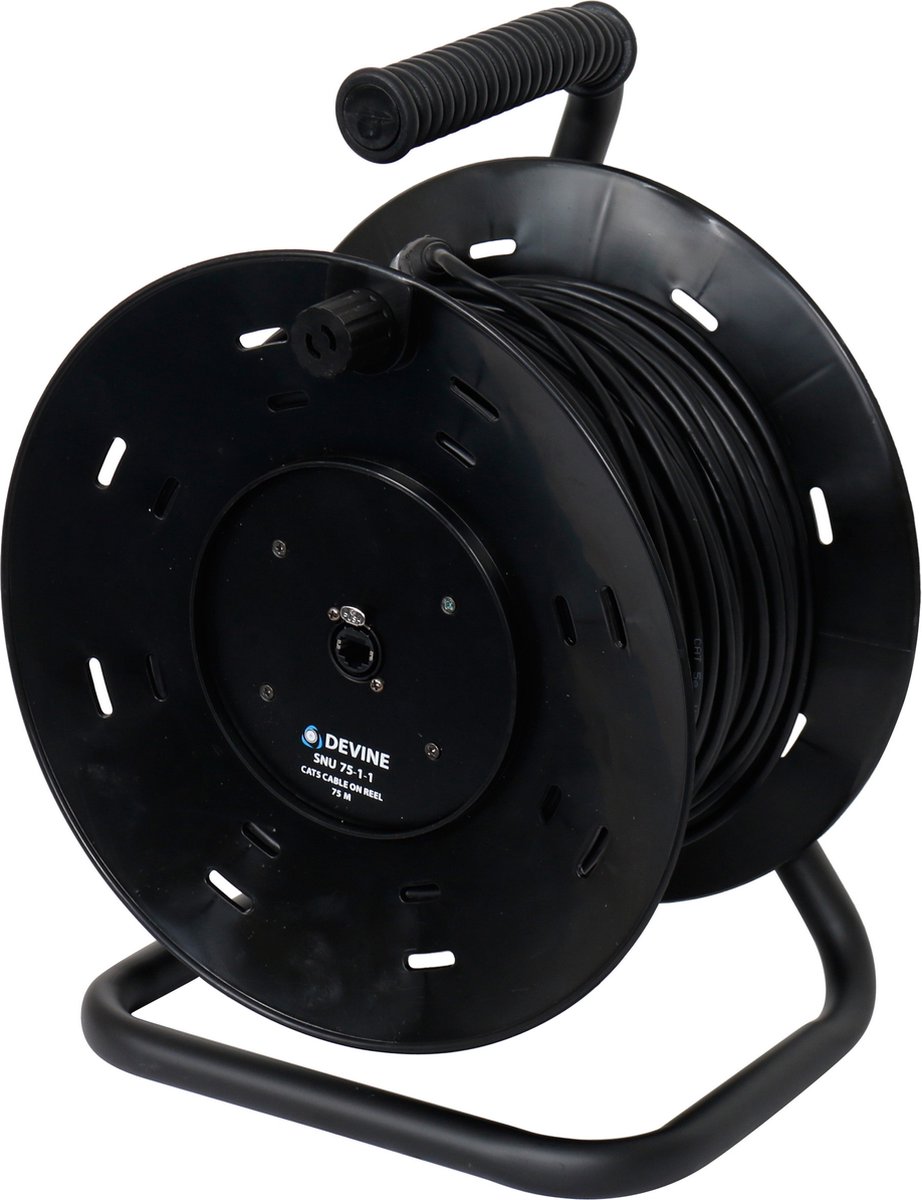 Devine SNU-75-1-1 CAT5 kabel met haspel 75 m