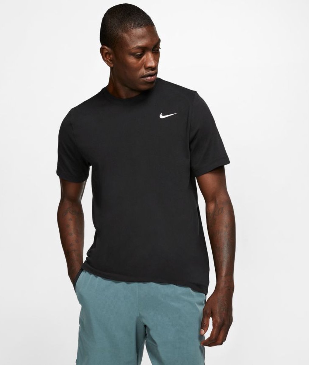 Nike Dri-FIT Crew Solid Sportshirt Heren - Maat M | bol.com