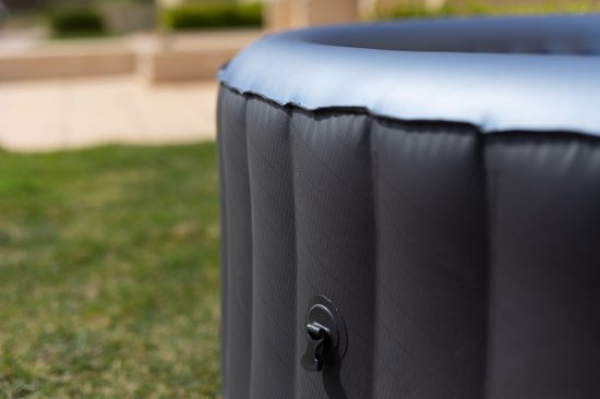 MSPA - Opblaasbare Jacuzzi voor 6 a 7 volwassenen - Luxe Spa 2026 - Verwarmde hottub met bubbels - Bubbelbad - Inclusief afstandsbediening, afdekzeil, schoonmaak filters, aansluitstuk, opblaasslang, verlichting en ingebouwde pomp - Jacuzzi - Welness