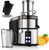 HEINRICHS HPJ 8694 - Sapcentrifuge - Juicer voor groenten en fruit - 800 W – RVS behuizing