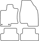Mattenset Nissan Qashqai - J10 modellen - 2007 - 2013