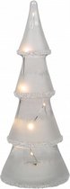 kerstboom mini led 10 x 25,5 cm glas transparant