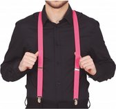 bretels polyester roze one-size