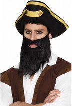 baard Piraat heren zwart