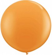 ballon XL 90 cm latex oranje