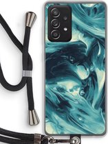 Case Company® - Samsung Galaxy A52 hoesje met Koord - Dreaming About Whales - Telefoonhoesje met Zwart Koord - Bescherming aan alle Kanten en Over de Schermrand