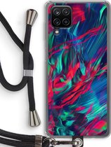 Case Company® - Samsung Galaxy A12 hoesje met Koord - Pilgrims Of The Sea - Telefoonhoesje met Zwart Koord - Bescherming aan alle Kanten en Over de Schermrand