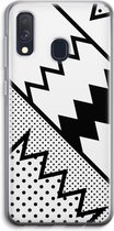 Case Company® - Samsung Galaxy A40 hoesje - Pop Art #5 - Soft Cover Telefoonhoesje - Bescherming aan alle Kanten en Schermrand
