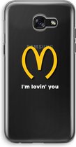 Case Company® - Samsung Galaxy A5 (2017) hoesje - I'm lovin' you - Soft Cover Telefoonhoesje - Bescherming aan alle Kanten en Schermrand