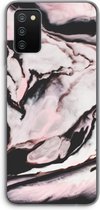 Case Company® - Samsung Galaxy A03S hoesje - Roze stroom - Soft Cover Telefoonhoesje - Bescherming aan alle Kanten en Schermrand